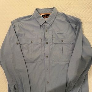 Men’s fishing shirt -Orvis, Trout Bum -size Large